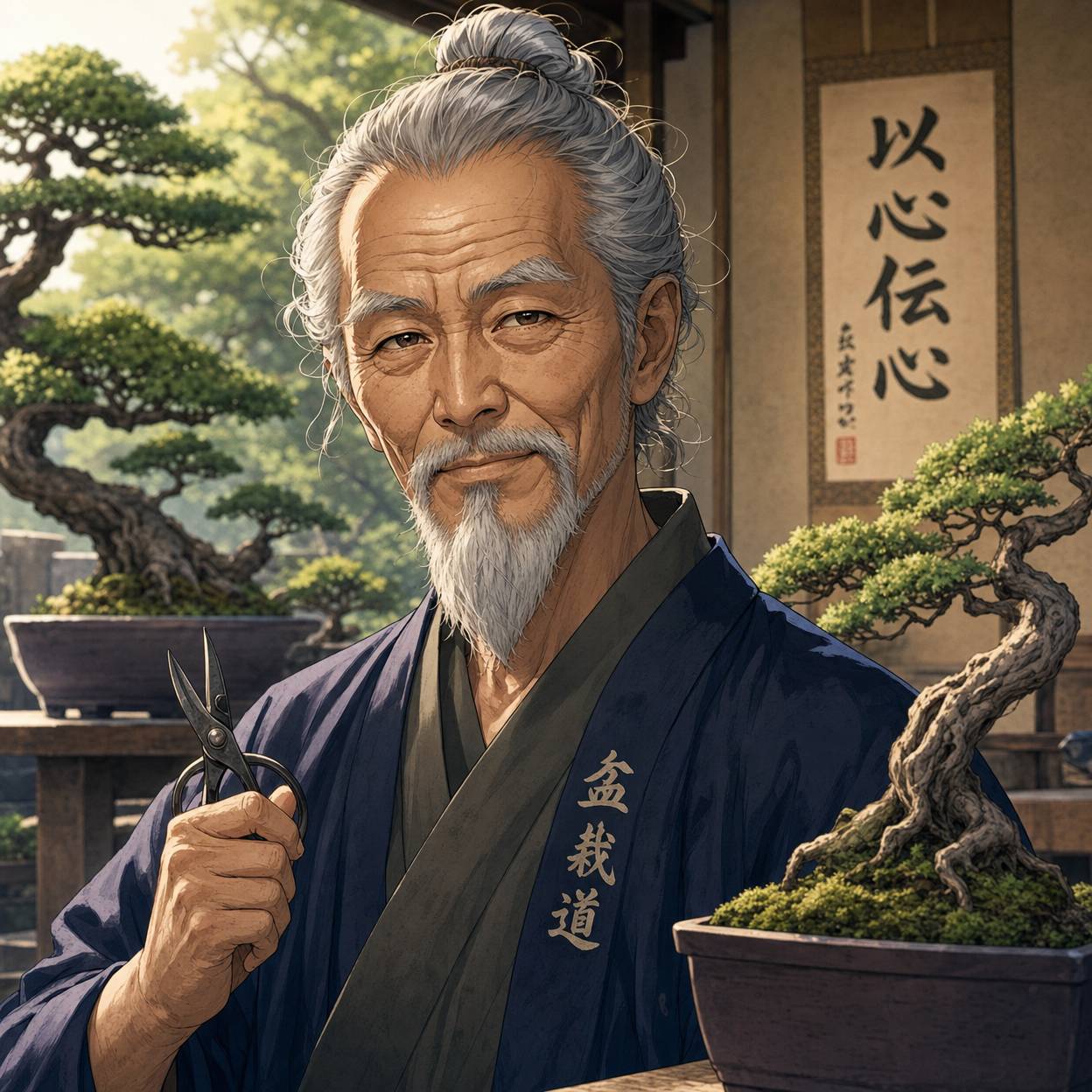 海角社区盆景大师 - 松田一郎